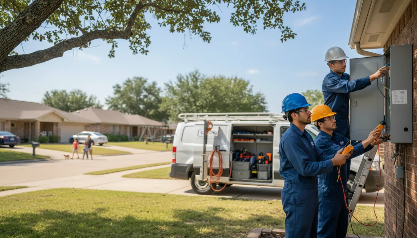 Certified electrician providing emergency electrical services in Mount Sterling, WI